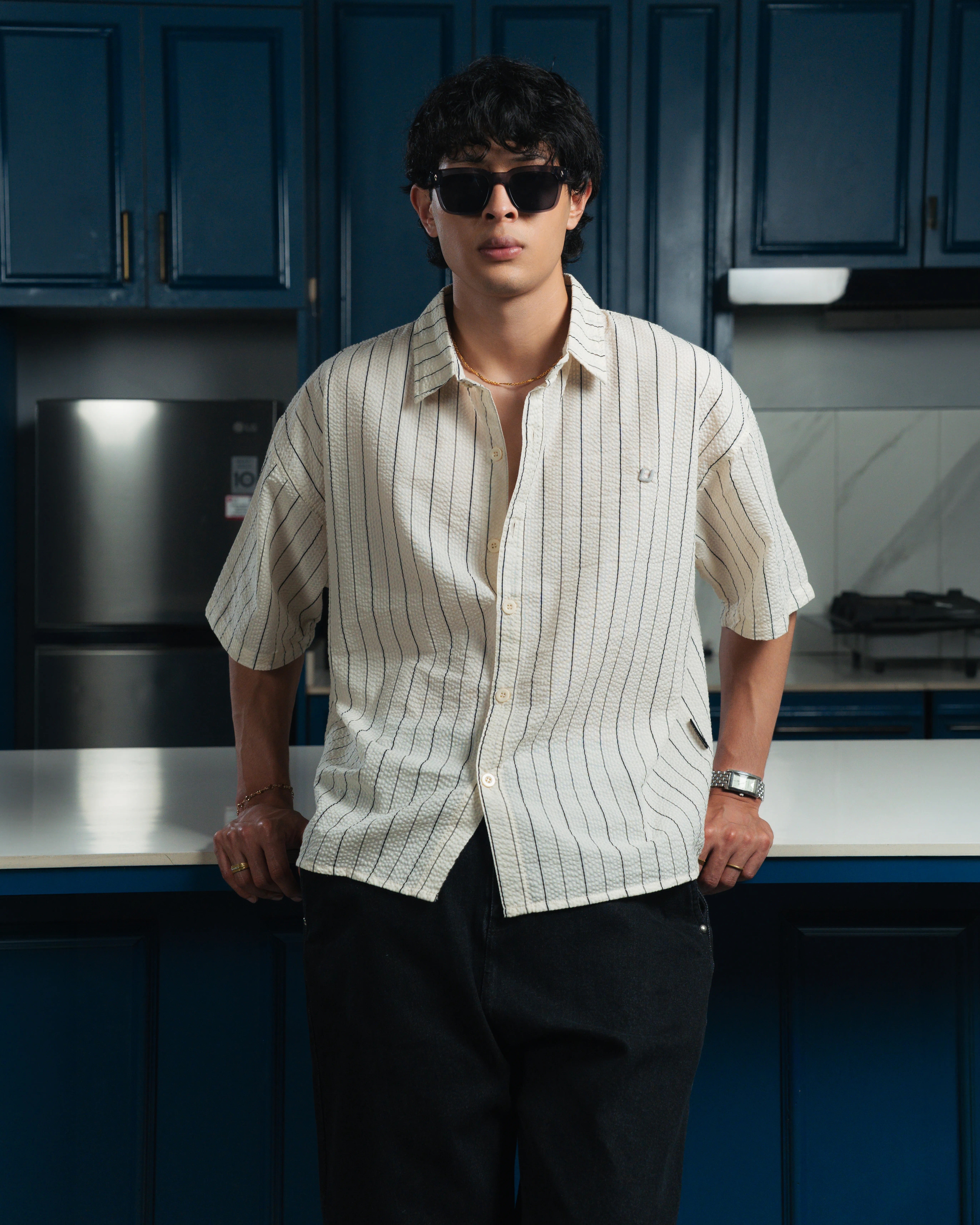 Loft Stripe-Short Sleeve - alternate view