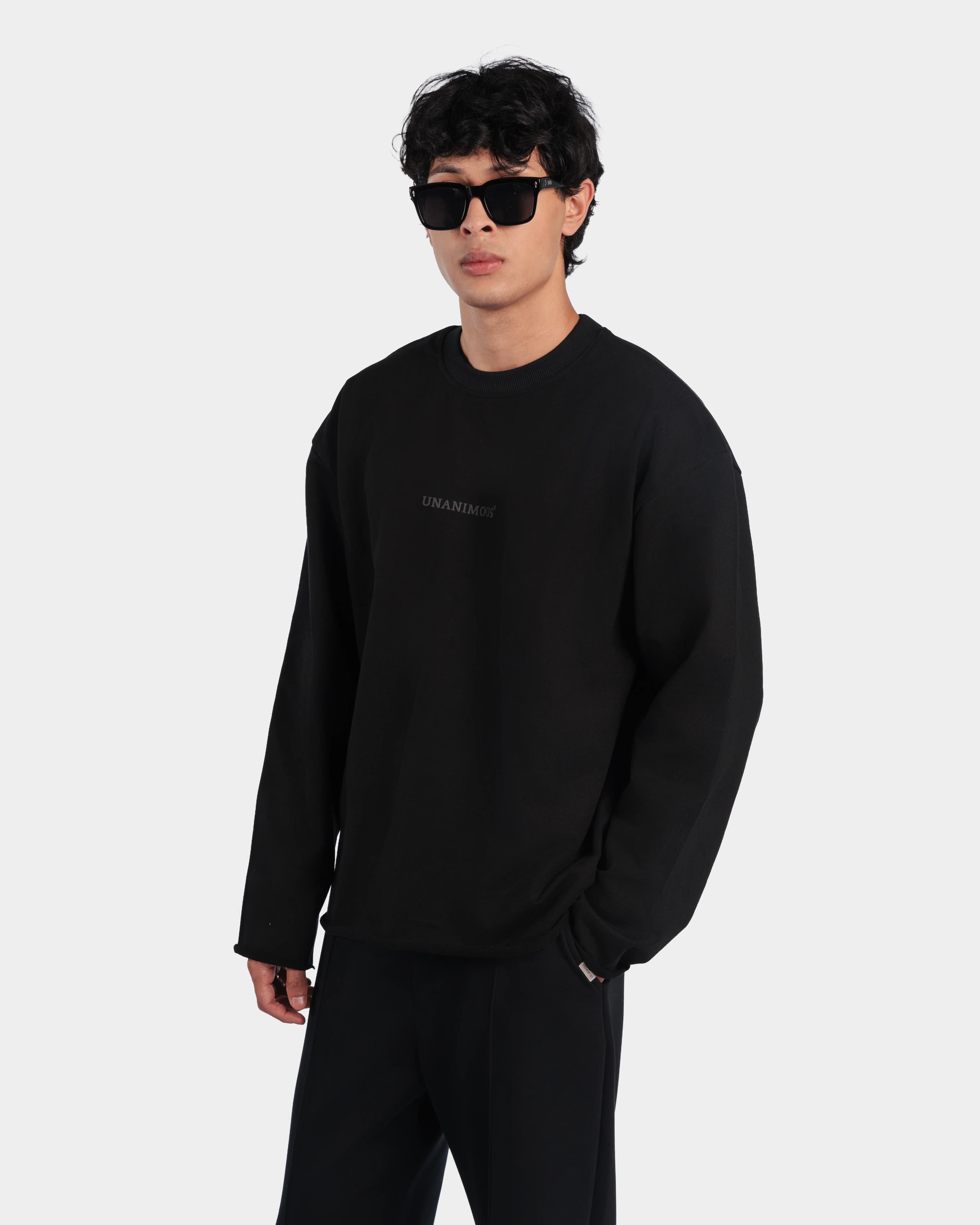 Raw Edge Full Sleeve Tee - Image 3