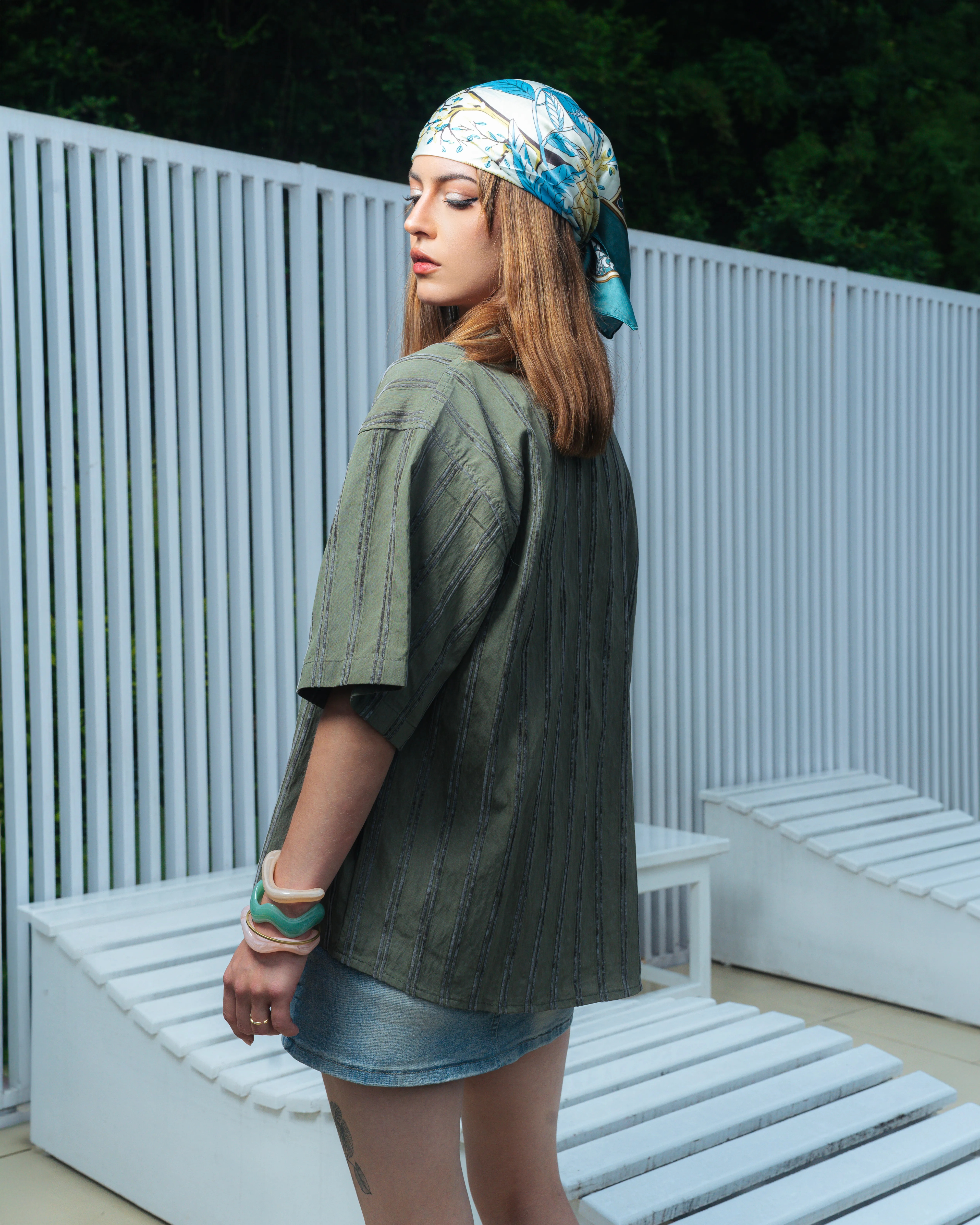 Velvet Stripe Shirt - Image 3
